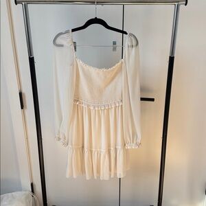 Aritzia Wilfred chiffon mini dress